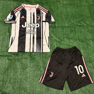 Kenan Yildiz #10 Juventus Home Kids Jersey 25/26